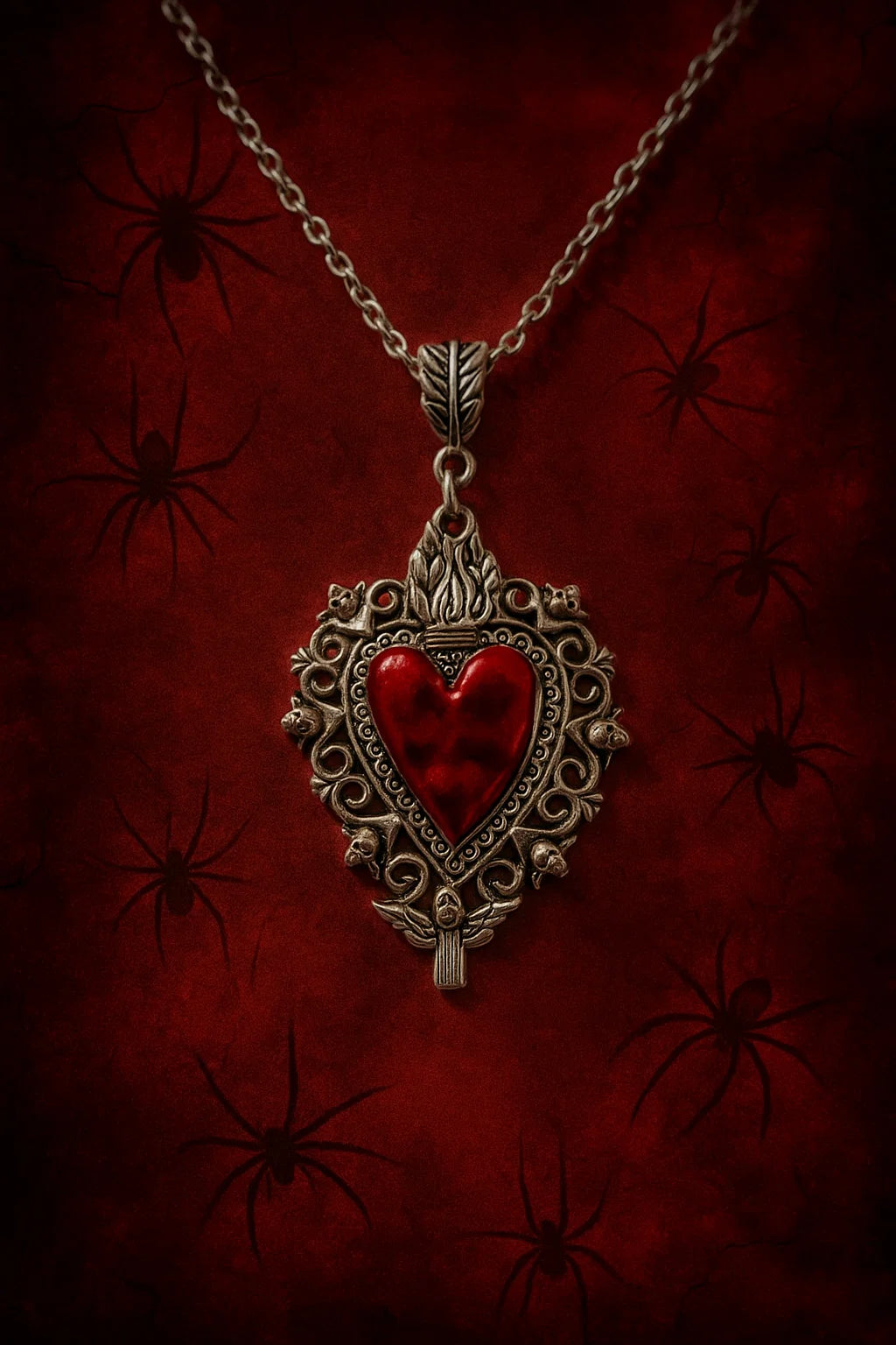 Dollvamp - Steel Charm Necklace